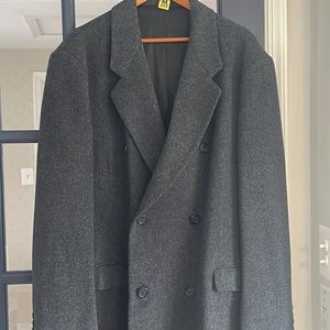 Double Face/breasted Wool Coat